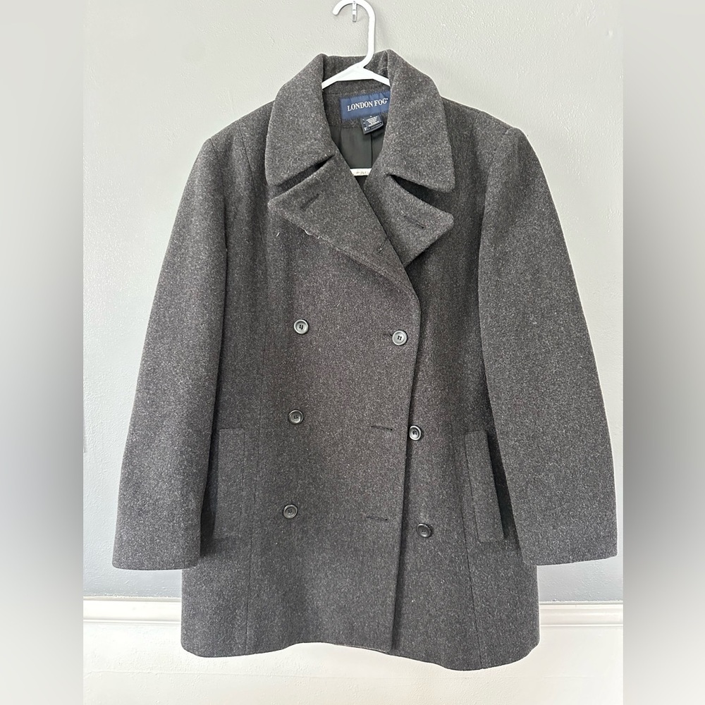 London Fog wool coat size 6